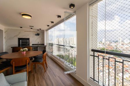 Varanda Gourmet de apartamento à venda com 2 quartos, 137m² em Vila Rosalia, Guarulhos