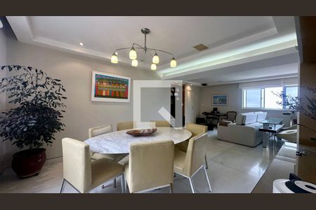 Sala de jantar  de apartamento à venda com 4 quartos, 196m² em Anchieta, Belo Horizonte