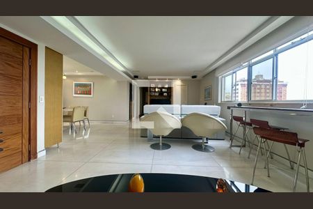 Sala  de apartamento à venda com 4 quartos, 196m² em Anchieta, Belo Horizonte