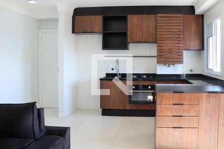 Sala/Cozinha de apartamento para alugar com 2 quartos, 59m² em Utinga, Santo André