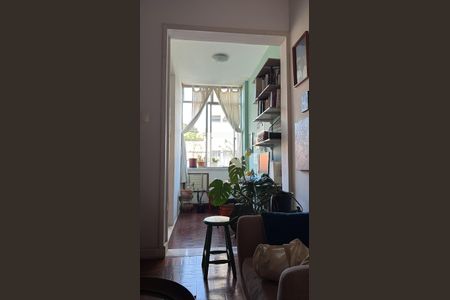 Sala de apartamento para alugar com 1 quarto, 52m² em Glória, Rio de Janeiro