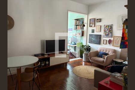 Sala de apartamento para alugar com 1 quarto, 52m² em Glória, Rio de Janeiro