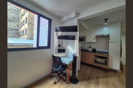 Sala/Quarto de kitnet/studio para alugar com 1 quarto, 25m² em Vila Buarque, São Paulo