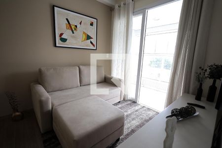 Sala de apartamento para alugar com 2 quartos, 67m² em Vila Gilda, Santo André