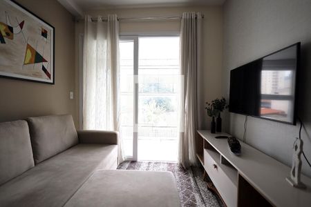 Sala de apartamento para alugar com 2 quartos, 67m² em Vila Gilda, Santo André