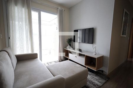 Sala de apartamento para alugar com 2 quartos, 67m² em Vila Gilda, Santo André