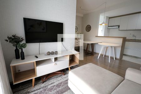 Sala de apartamento para alugar com 2 quartos, 67m² em Vila Gilda, Santo André