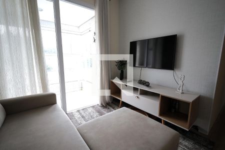 Sala de apartamento para alugar com 2 quartos, 67m² em Vila Gilda, Santo André