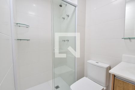 Banheiro de kitnet/studio para alugar com 1 quarto, 25m² em Ipiranga, São Paulo