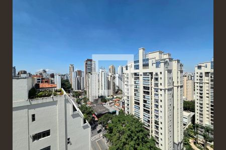 Vista da Sala de apartamento à venda com 1 quarto, 44m² em Moema, São Paulo