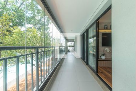 Varanda de apartamento à venda com 2 quartos, 94m² em Vila Cordeiro, São Paulo