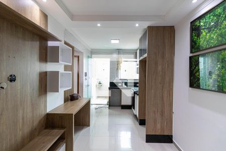 Sala e Cozinha de apartamento para alugar com 2 quartos, 40m² em Vila Guilhermina, São Paulo