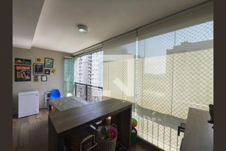 Varanda Gourmet - Sala de apartamento à venda com 4 quartos, 166m² em Barra Olímpica, Rio de Janeiro