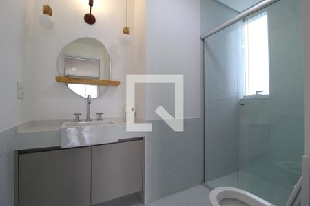 Banheiro da Suíte de apartamento para alugar com 1 quarto, 63m² em Vila Nova Conceição, São Paulo