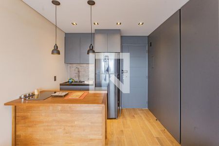 Cozinha de apartamento para alugar com 1 quarto, 34m² em Vila Nair, São Paulo