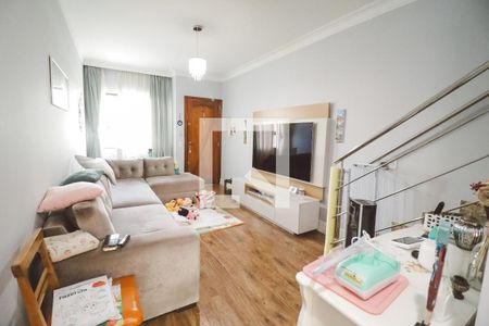 Sala de casa para alugar com 2 quartos, 72m² em Vila Romero, São Paulo