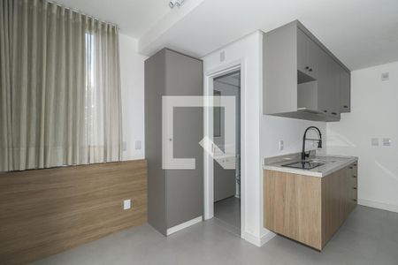 Sala / Quarto / Cozinha de apartamento para alugar com 1 quarto, 25m² em Independência, Porto Alegre