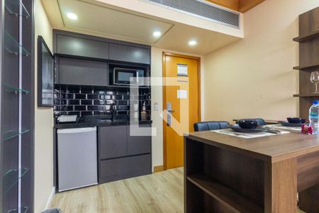 Sala/Cozinha de apartamento para alugar com 1 quarto, 29m² em Tatuapé, São Paulo