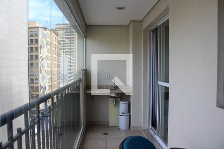 Varanda de apartamento à venda com 1 quarto, 41m² em Centro Histórico de São Paulo, São Paulo