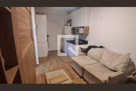 Sala/Cozinha de apartamento para alugar com 1 quarto, 30m² em Vila Gumercindo, São Paulo