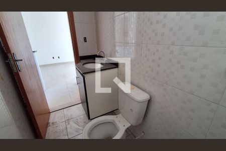 Banheiro Social  de apartamento à venda com 1 quarto, 50m² em Vila Caminho do Mar, São Bernardo do Campo