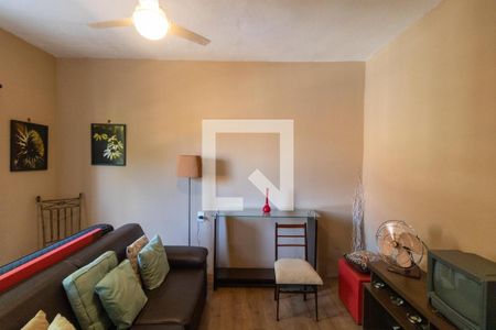 Sala e Quarto de casa para alugar com 1 quarto, 43m² em Jardim Leonor, Campinas