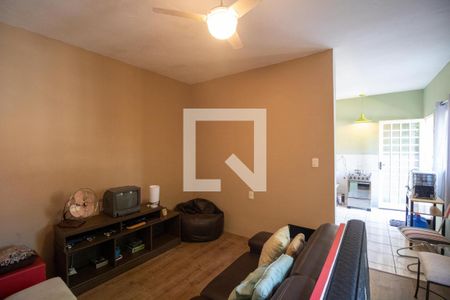 Sala e Quarto de casa para alugar com 1 quarto, 43m² em Jardim Leonor, Campinas