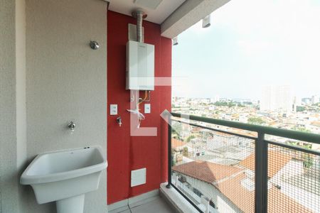 Varanda e Área de Serviço  de apartamento para alugar com 2 quartos, 40m² em Vila Aricanduva, São Paulo