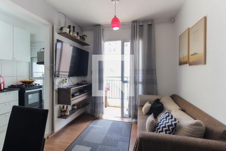 Sala de apartamento para alugar com 2 quartos, 47m² em Vila Princesa Isabel, São Paulo