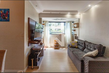 Sala  de apartamento à venda com 2 quartos, 51m² em Jardim Melo, Diadema