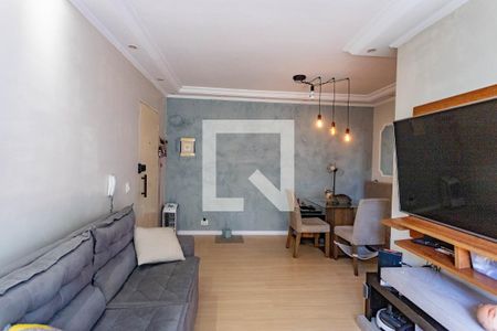 Sala  de apartamento à venda com 2 quartos, 51m² em Jardim Melo, Diadema