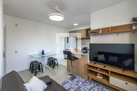 Sala de apartamento para alugar com 2 quartos, 43m² em Vila Sonia, Praia Grande