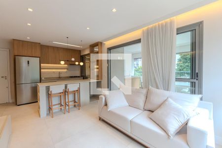 Sala de apartamento à venda com 2 quartos, 70m² em Jardins, São Paulo