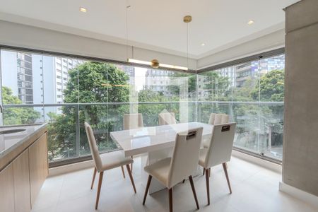 Sala de Jantar de apartamento à venda com 2 quartos, 70m² em Jardins, São Paulo