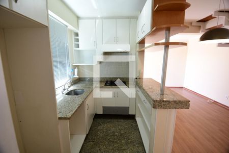 Sala/Cozinha de apartamento para alugar com 1 quarto, 62m² em Cambuí, Campinas