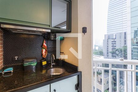 Varanda de apartamento para alugar com 1 quarto, 43m² em Vila Olímpia, São Paulo