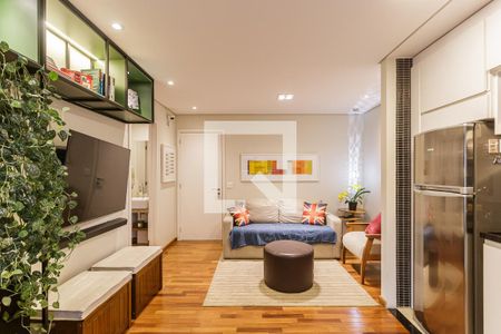 Sala de apartamento para alugar com 1 quarto, 43m² em Vila Olímpia, São Paulo