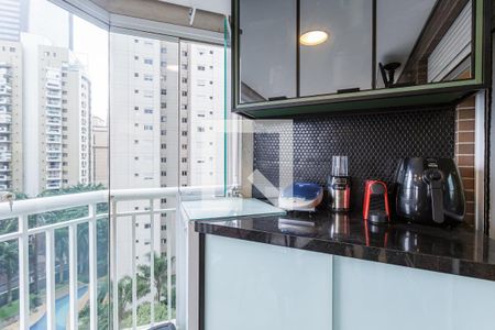 Varanda de apartamento para alugar com 1 quarto, 43m² em Vila Olímpia, São Paulo