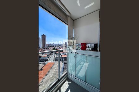 Varanda da Sala de apartamento para alugar com 1 quarto, 40m² em Vila Regente Feijó, São Paulo