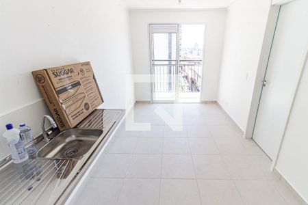 Sala/Cozinha de apartamento à venda com 1 quarto, 28m² em Brás, São Paulo