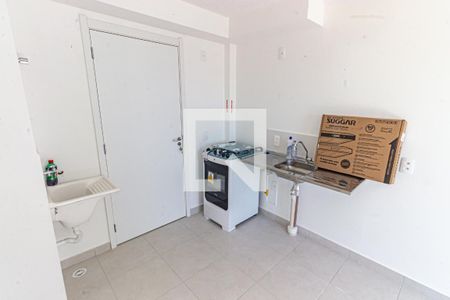 Sala/Cozinha de apartamento à venda com 1 quarto, 28m² em Brás, São Paulo