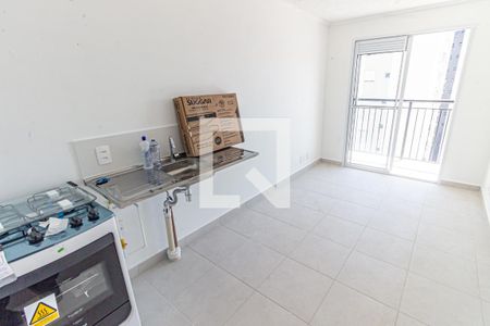 Sala/Cozinha de apartamento à venda com 1 quarto, 28m² em Brás, São Paulo