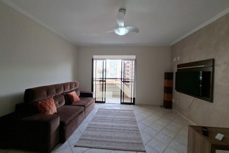 Sala de apartamento para alugar com 2 quartos, 90m² em Canto do Forte, Praia Grande