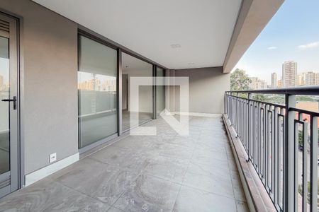Varanda da Sala de apartamento à venda com 3 quartos, 123m² em Jardim Aurelia, São Paulo