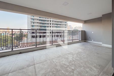 Varanda da Sala de apartamento à venda com 3 quartos, 123m² em Jardim Aurelia, São Paulo