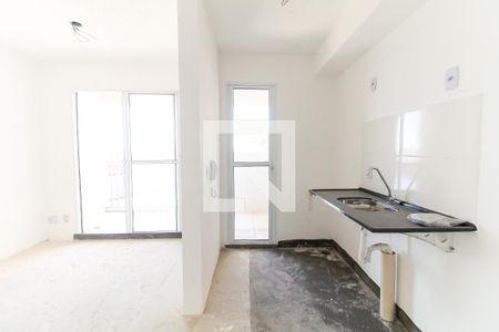 Sala/Cozinha de apartamento para alugar com 3 quartos, 49m² em Artur Alvim, São Paulo