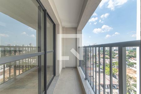 Varanda de kitnet/studio para alugar com 1 quarto, 24m² em Vila Cordeiro, São Paulo