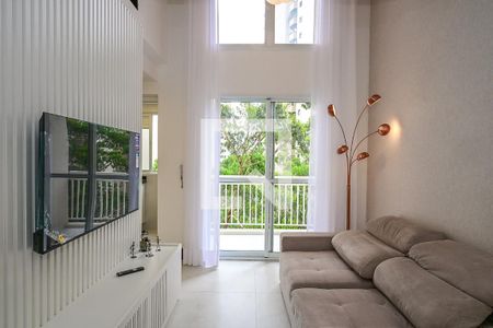 Sala de apartamento para alugar com 1 quarto, 50m² em Vila Andrade, São Paulo
