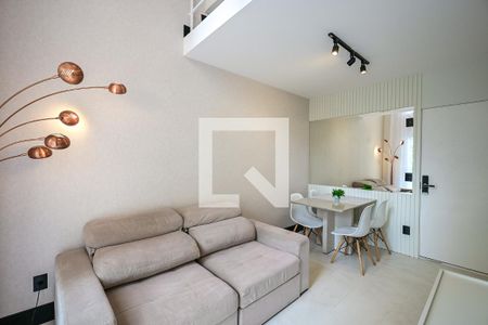 Sala de apartamento para alugar com 1 quarto, 50m² em Vila Andrade, São Paulo