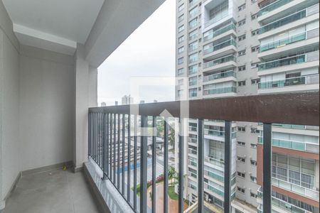Varanda de kitnet/studio à venda com 1 quarto, 24m² em Vila Cordeiro, São Paulo